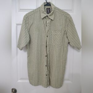 RedHead Olive and Black Plaid Button-Down Shirt